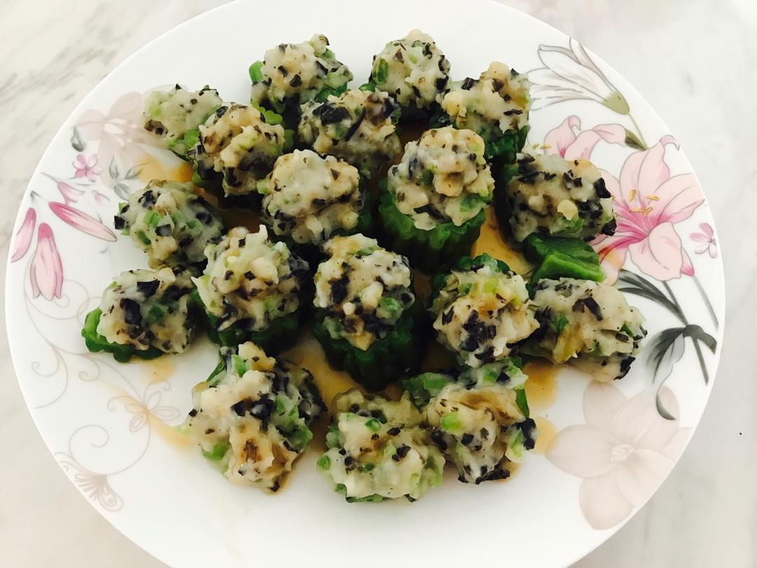 苦瓜酿肉（鱼肉版）