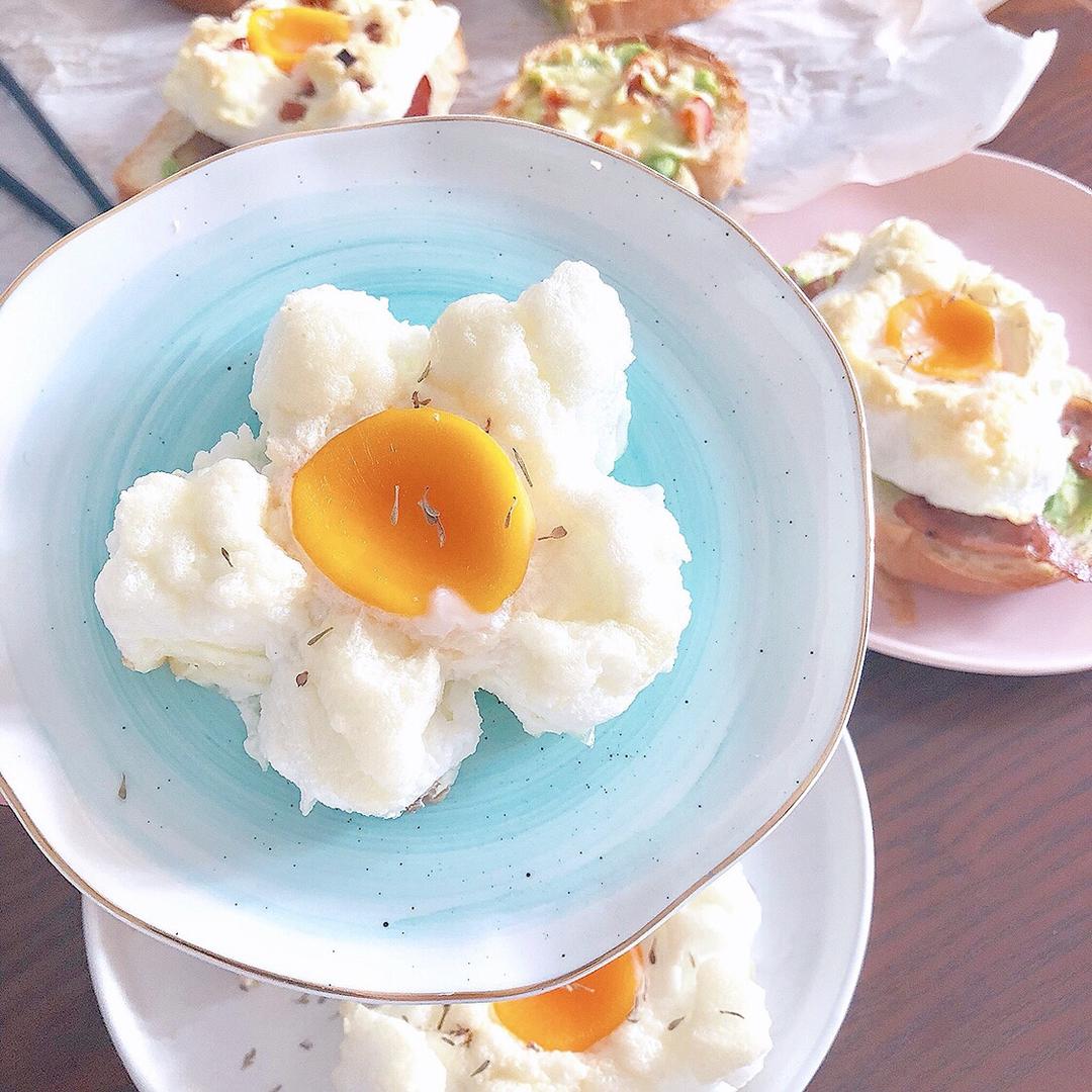 ydgf做的云朵蛋史上颜值最高的鸡蛋