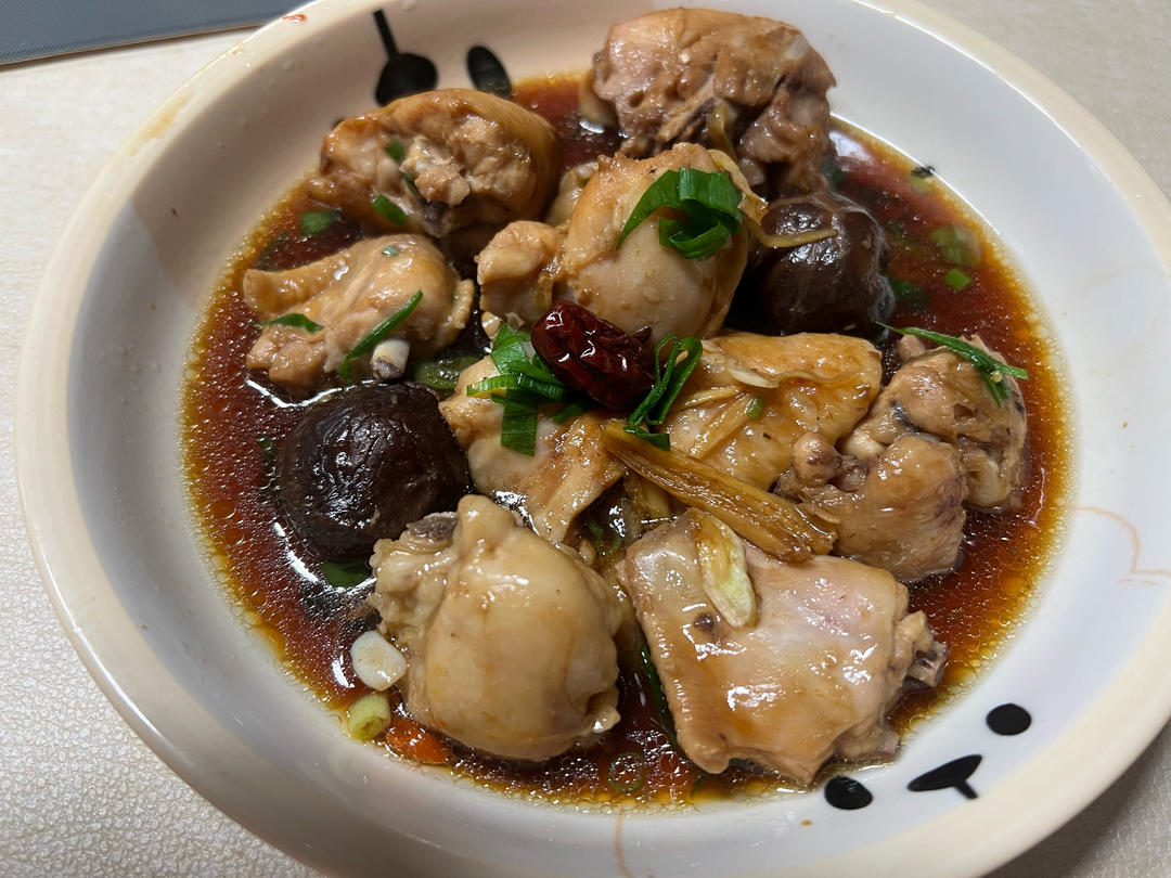 香菇蒸滑鸡的做法