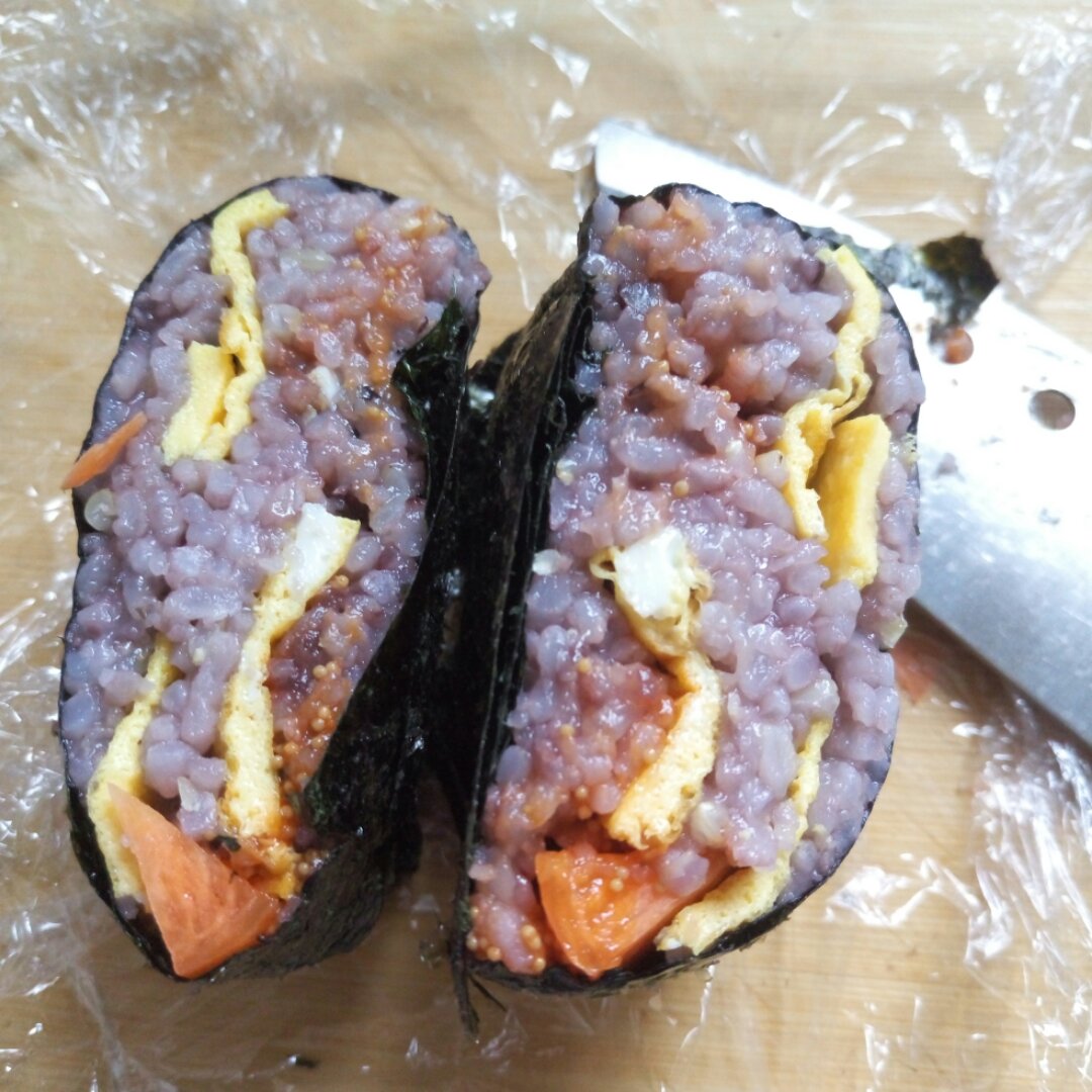 不用捏的饭团(おにぎらず)