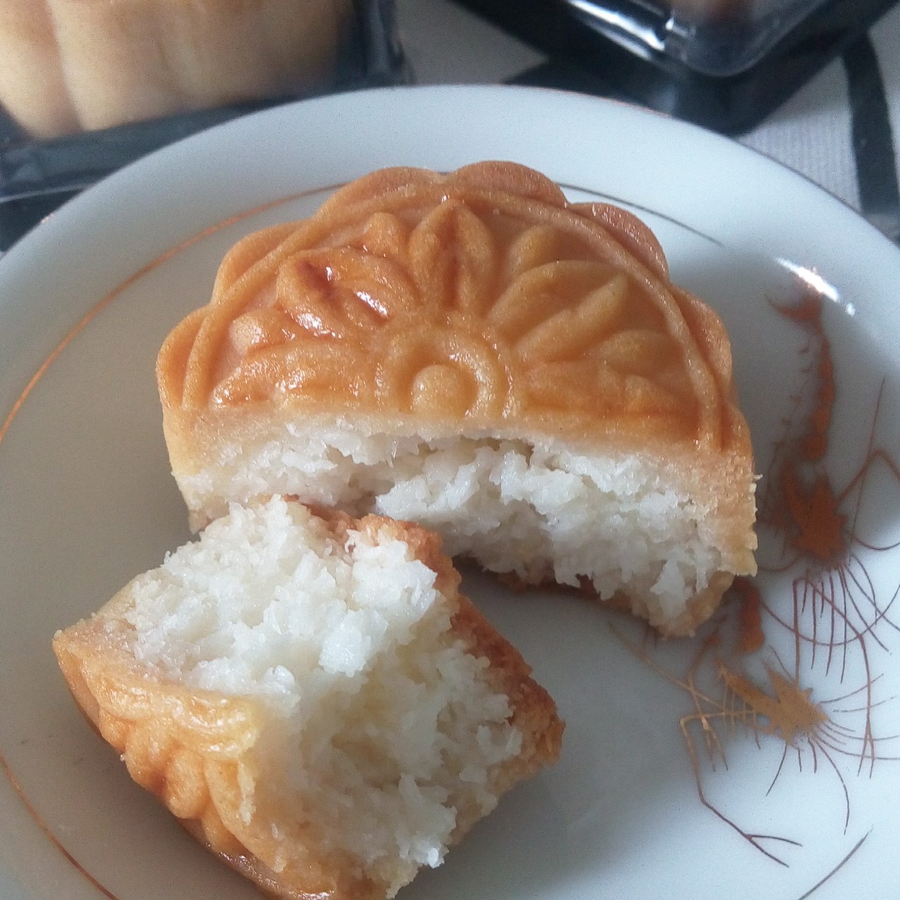 月饼闹中秋之椰蓉馅