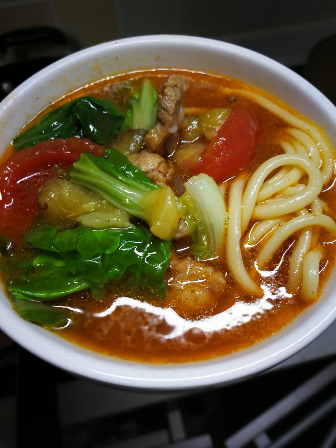 【茄子汤面条图片大全-辰宝宝滴娘的茄子汤面条图片】 _下厨房