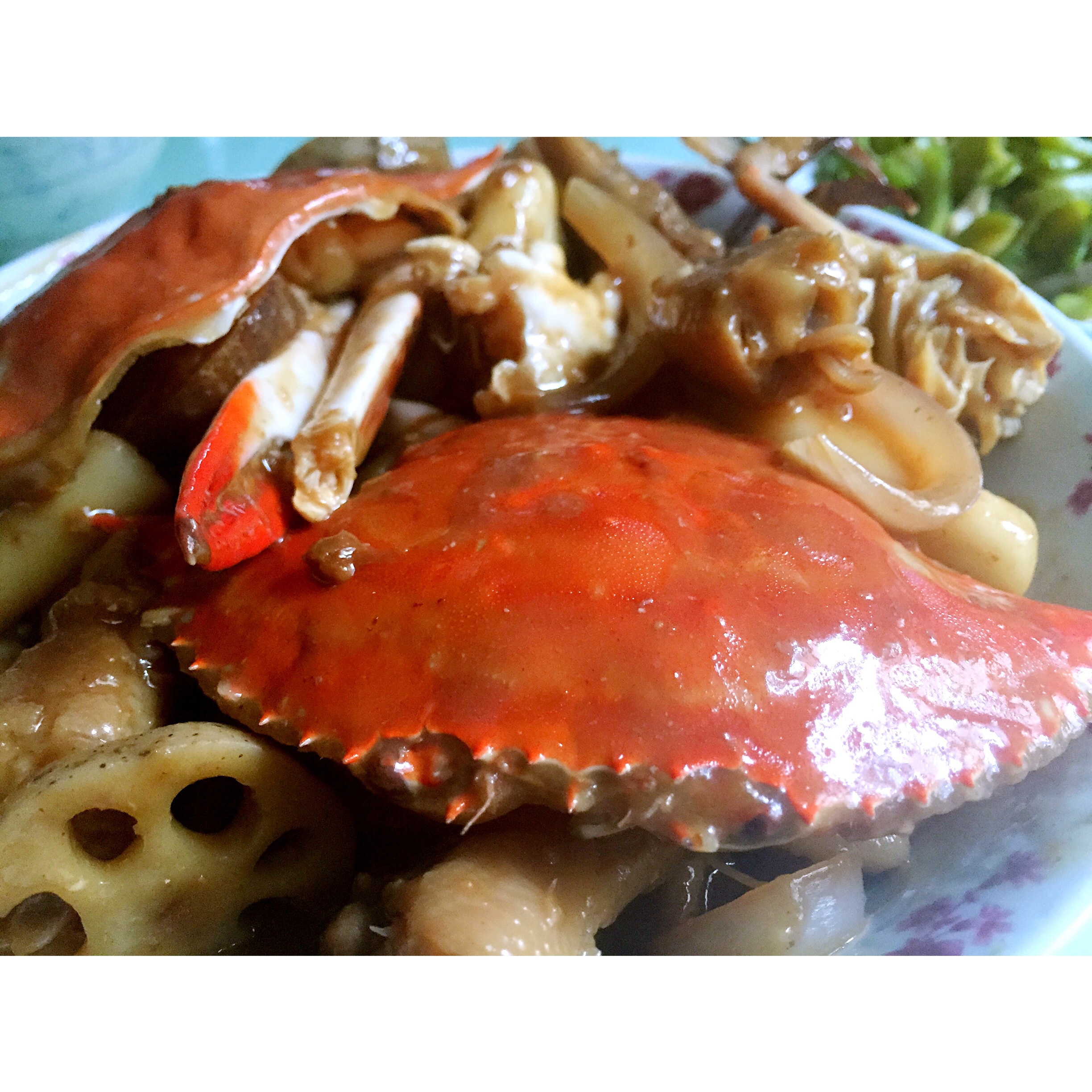 明虾肉蟹煲