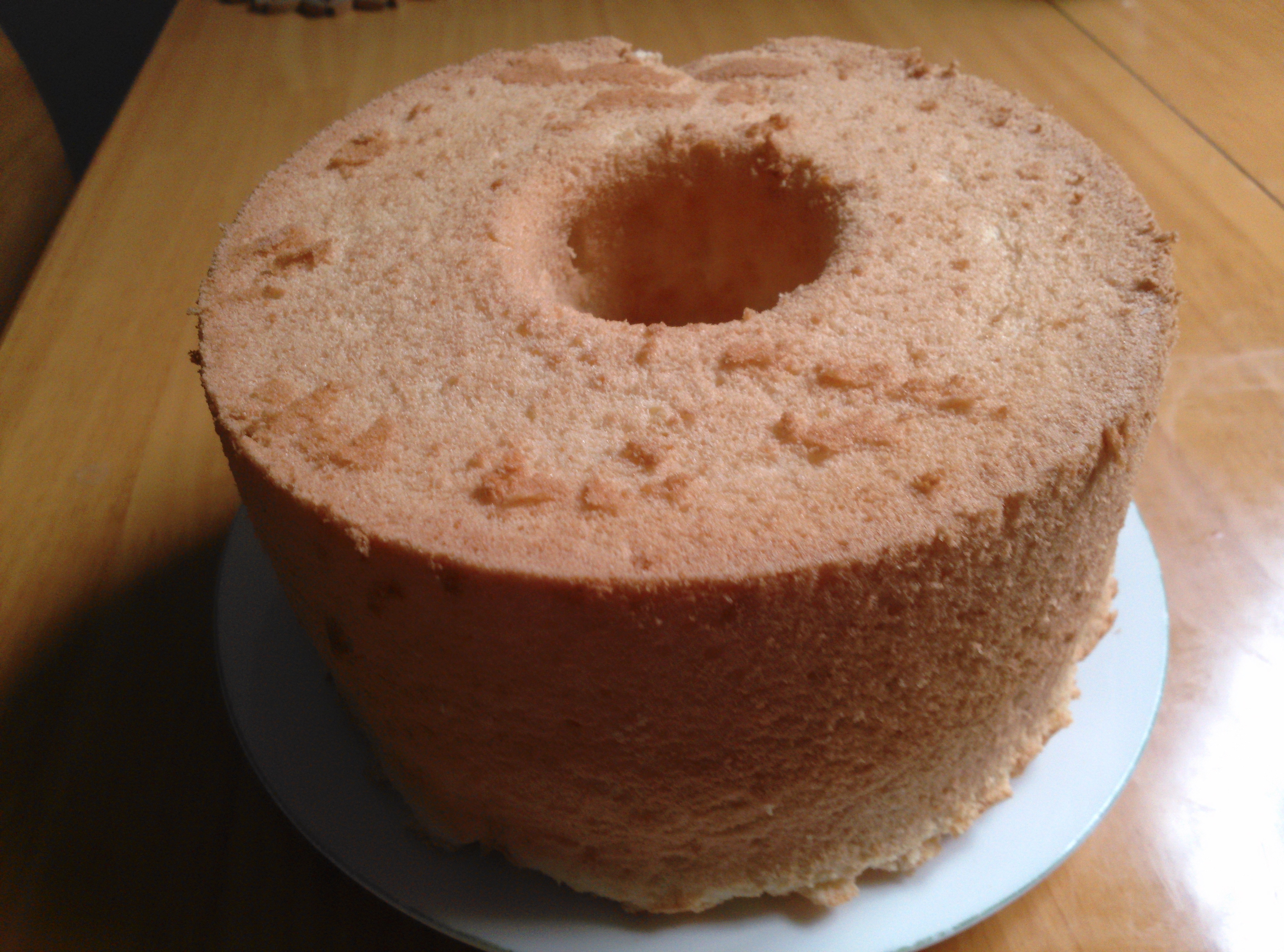 超简单完美戚风蛋糕（6寸2蛋）附打发、翻拌、脱模视频