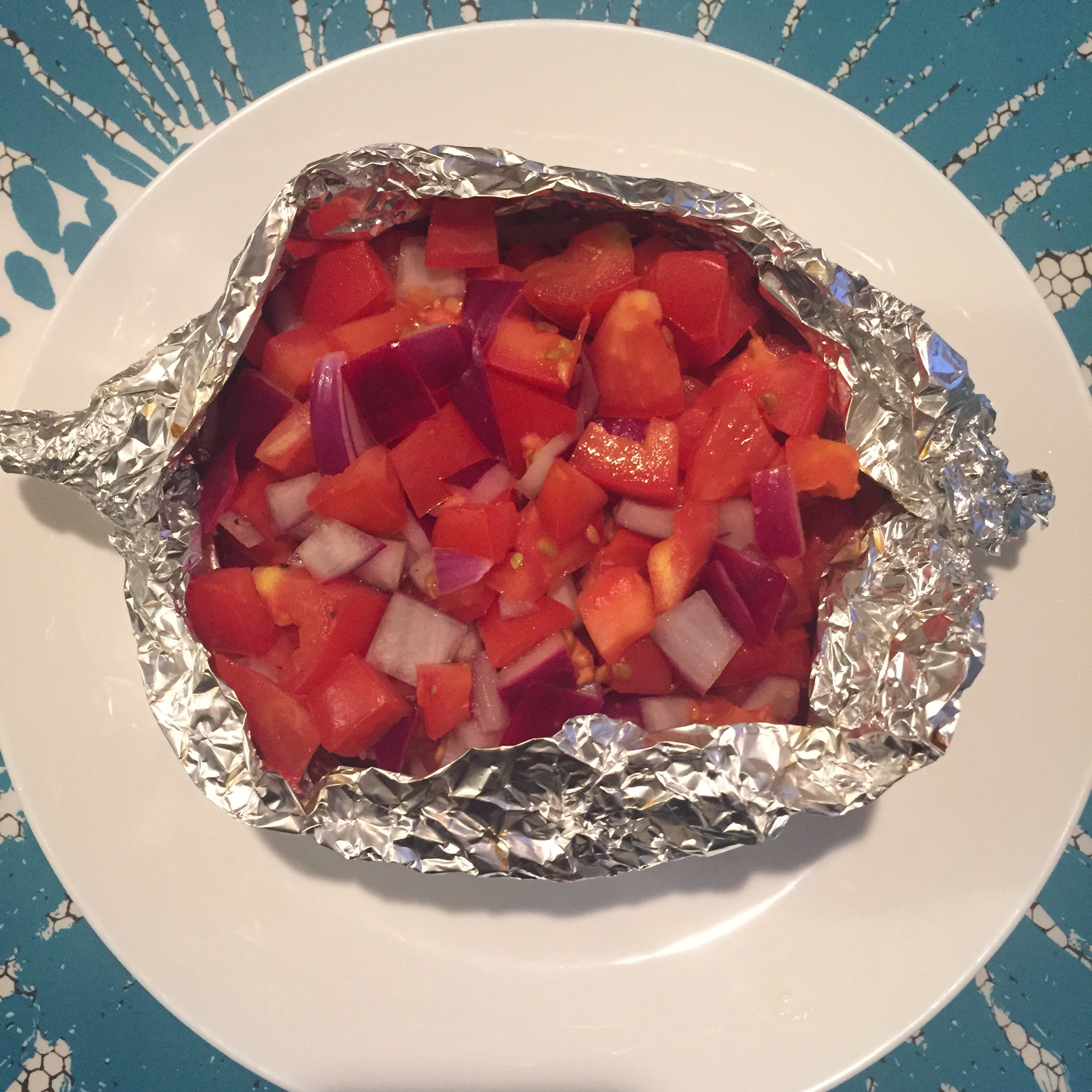 锡纸烤三文鱼  （Salmon Baked in Foil）