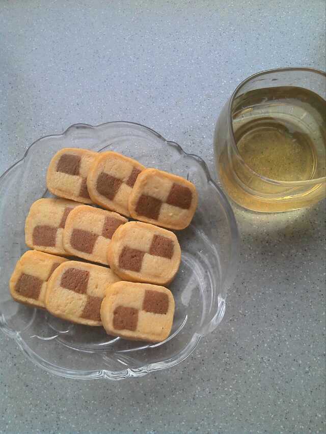双色小棋格饼干