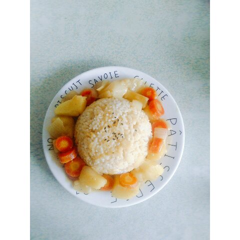 基础版土豆咖喱饭