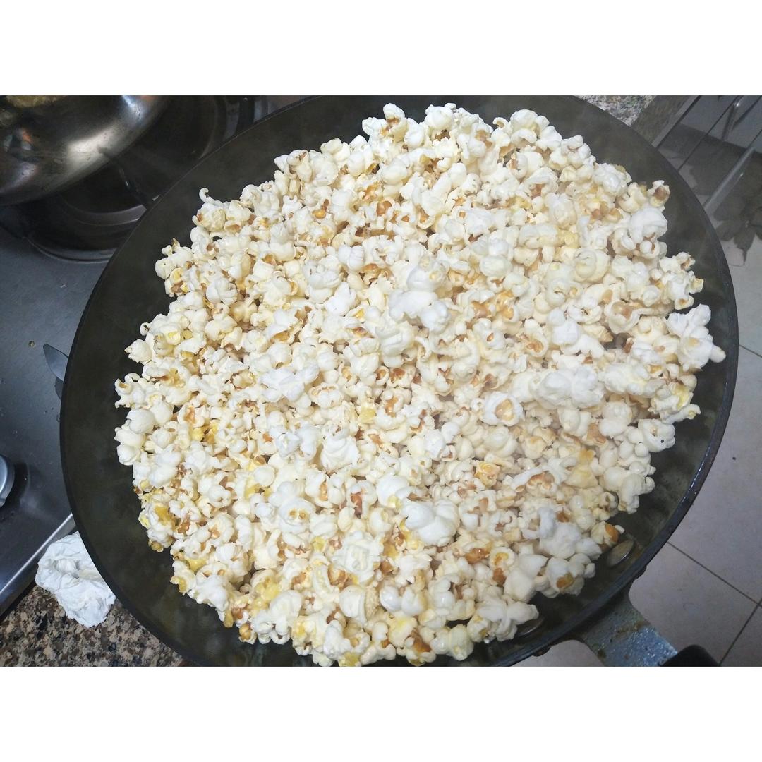 月亮与6便士做的炒锅版焦糖爆米花