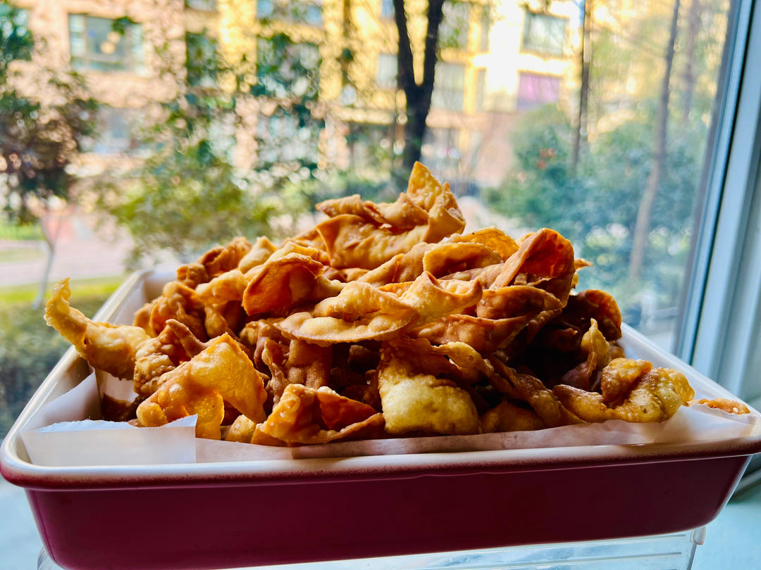 过年小食炸小果（焦叶）