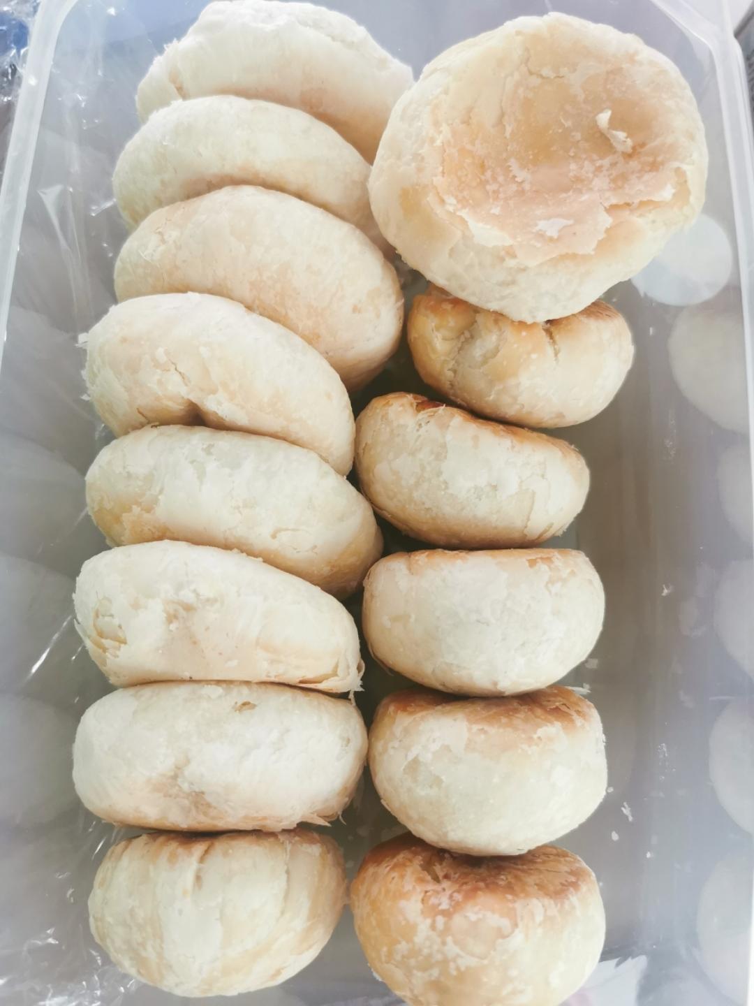 酥皮绿豆饼   酥得掉渣渣