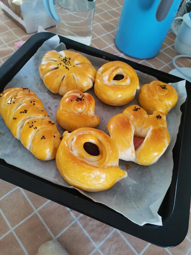 花样面包的做法