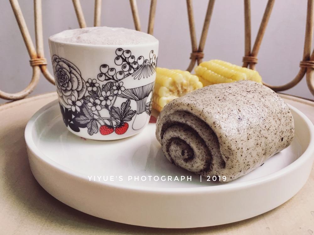 奶香黑芝麻馒头（一次性发酵）