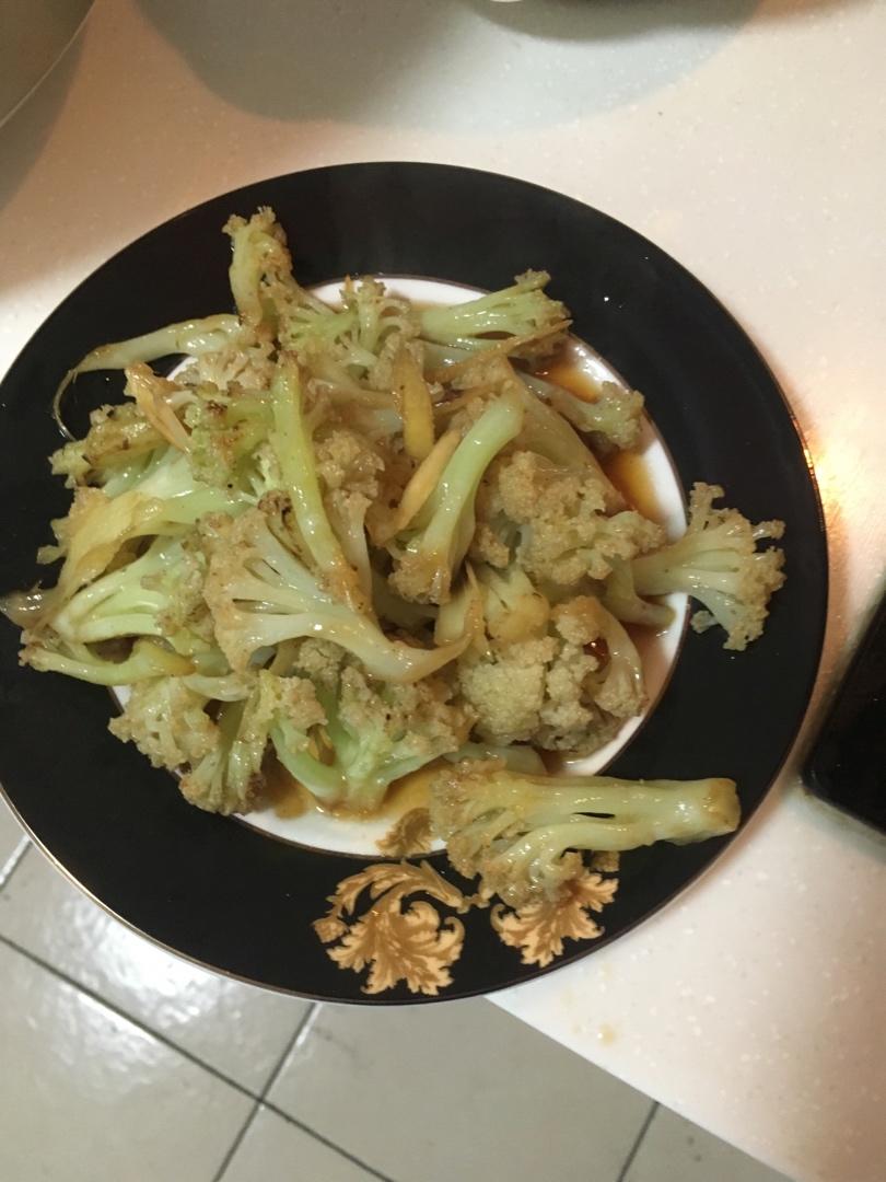清炒花菜