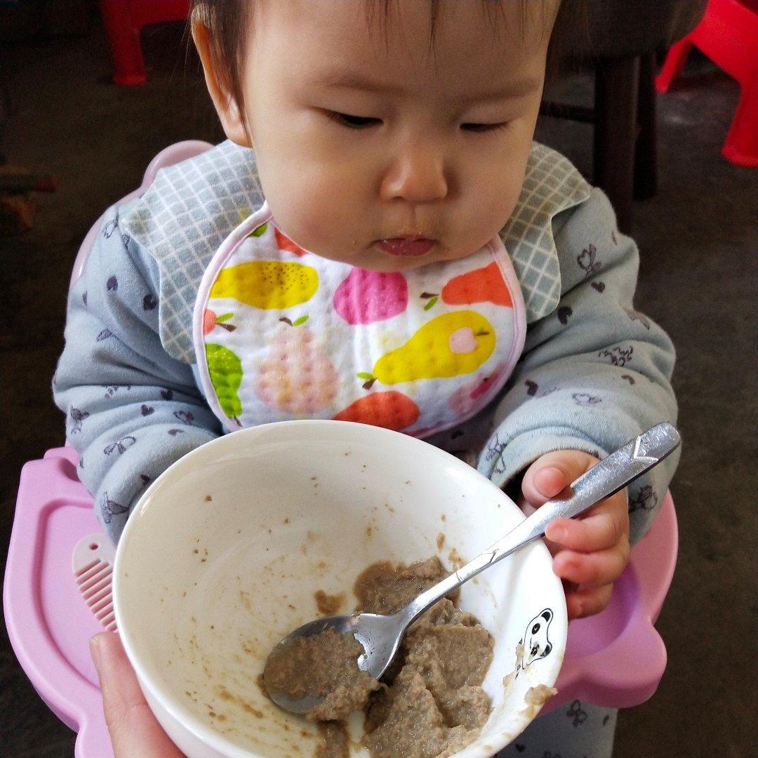 【9-11个月辅食：苹果鸡肝酱】