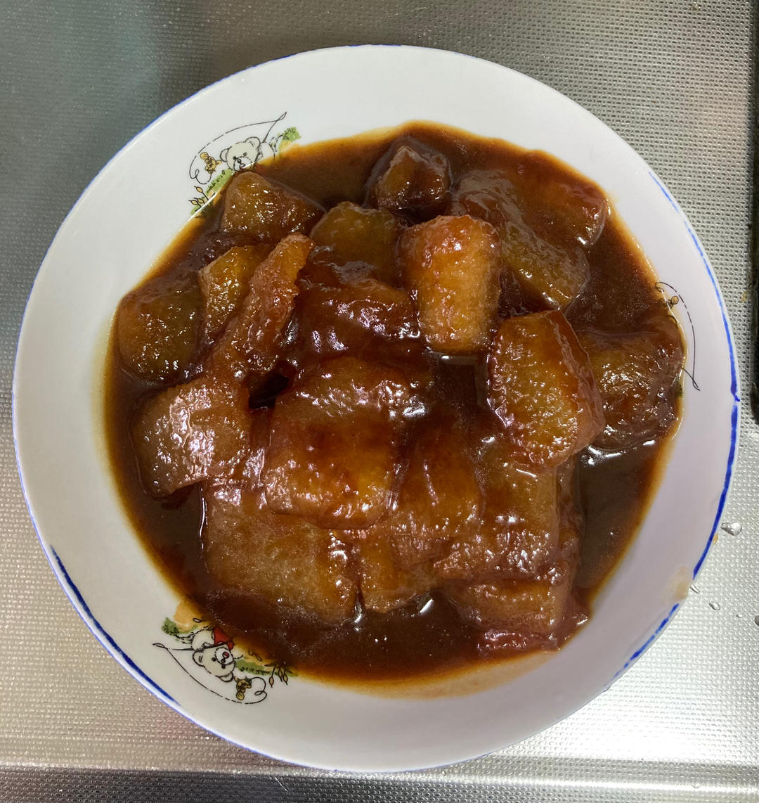 家常菜～蚝油虾皮烧冬瓜
