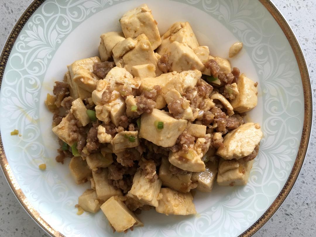 百吃不厌-肉酱葱烧豆腐
