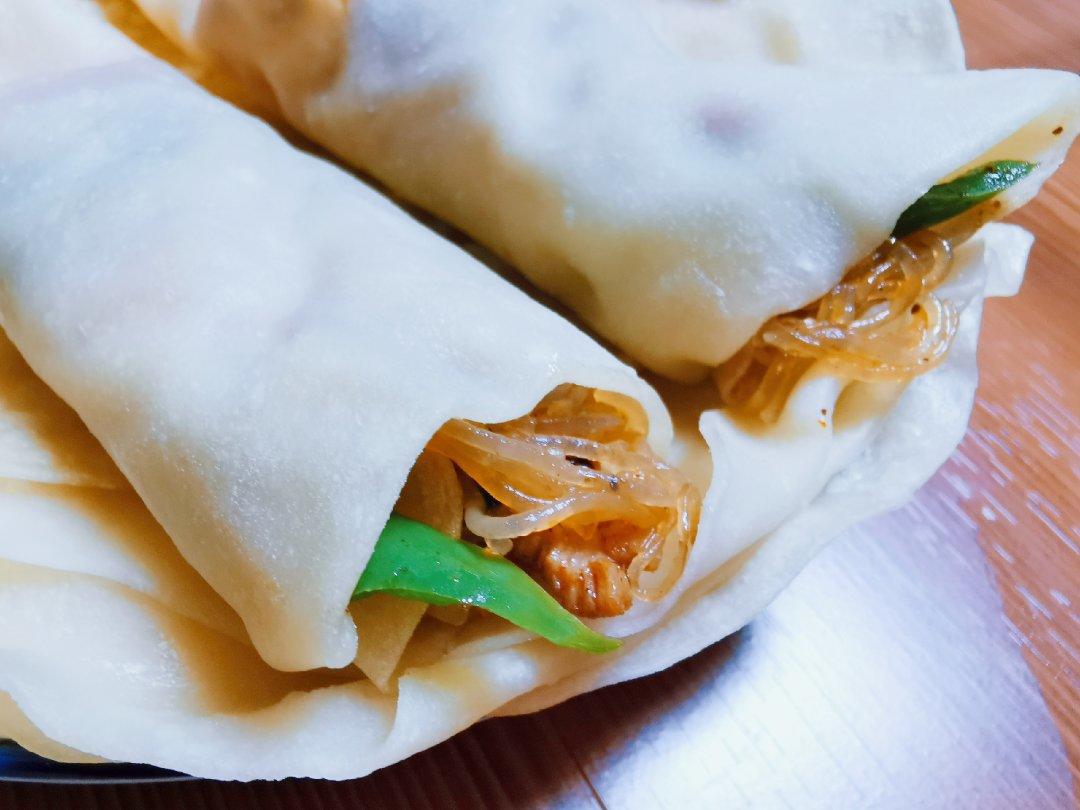 菠菜汁春饼