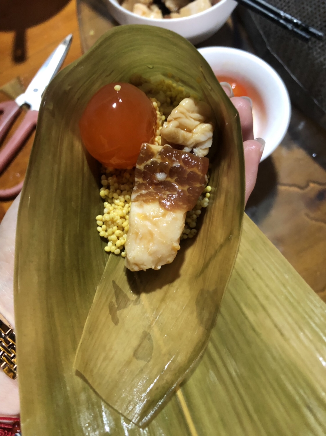 大黄米粽（肉粽和蜜枣）胃不好星人火速学习的做法