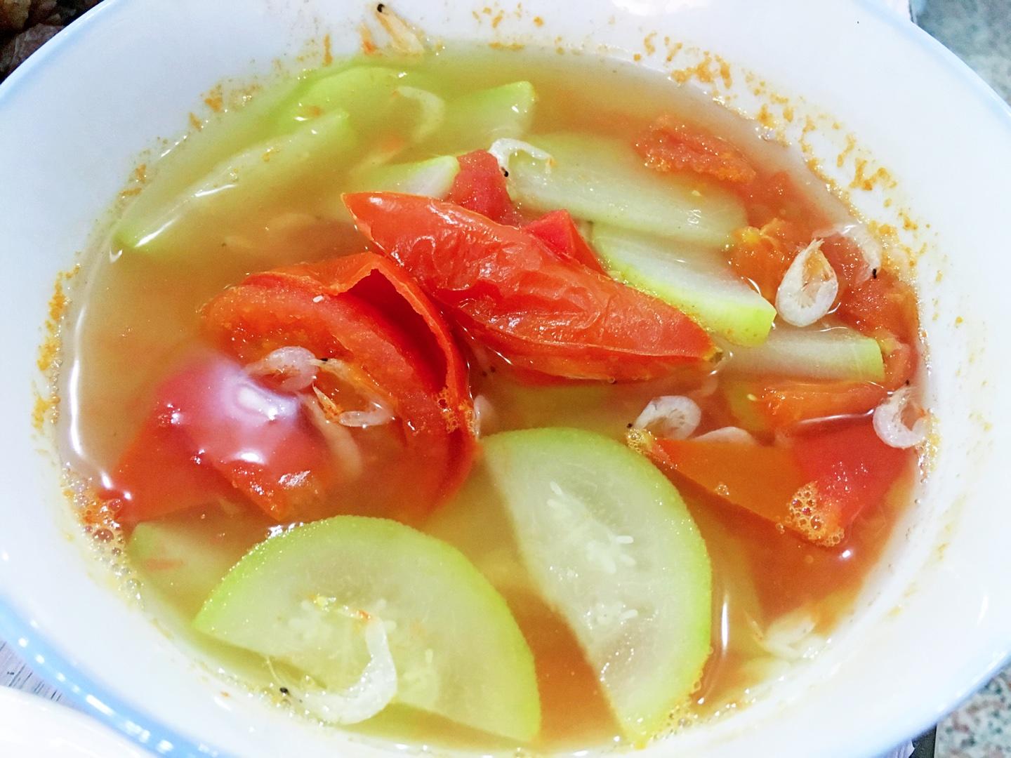 番茄葫芦清汤 超快手！的做法