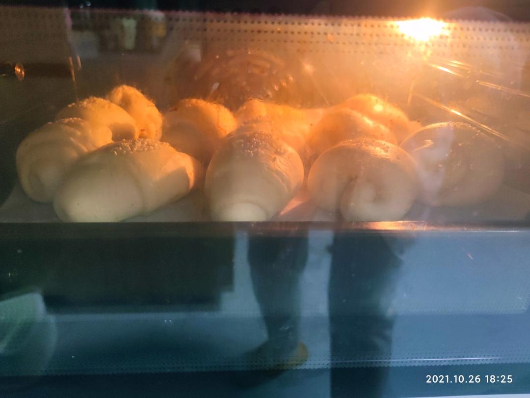 牛奶面包卷（直接法）