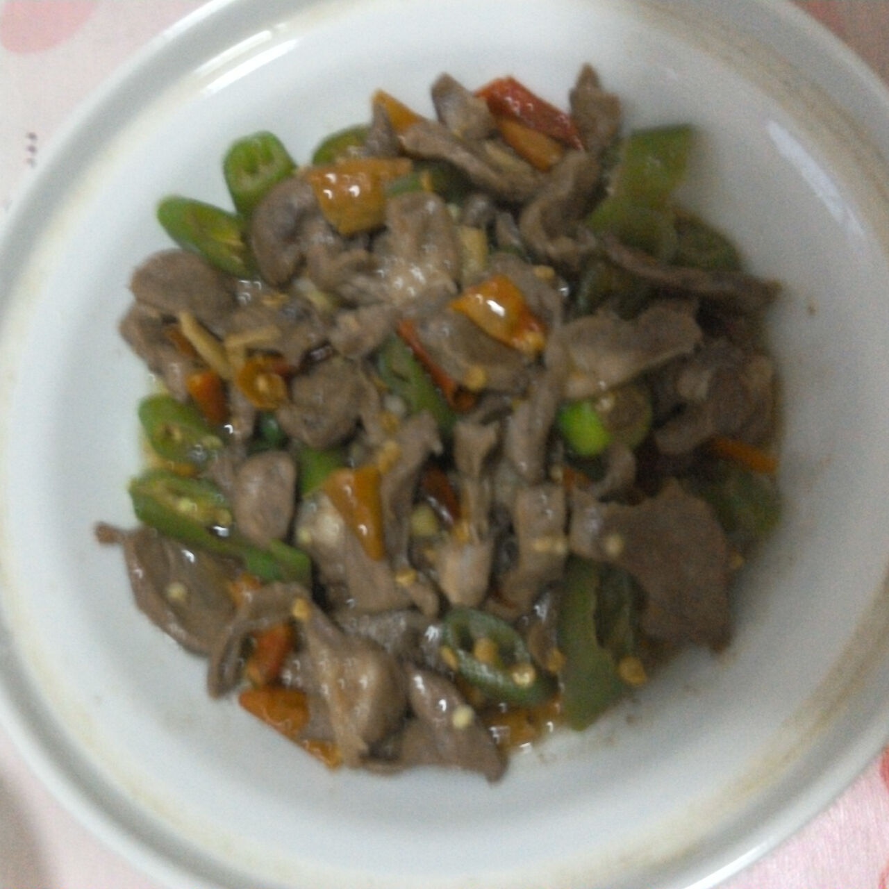 爆炒猪心