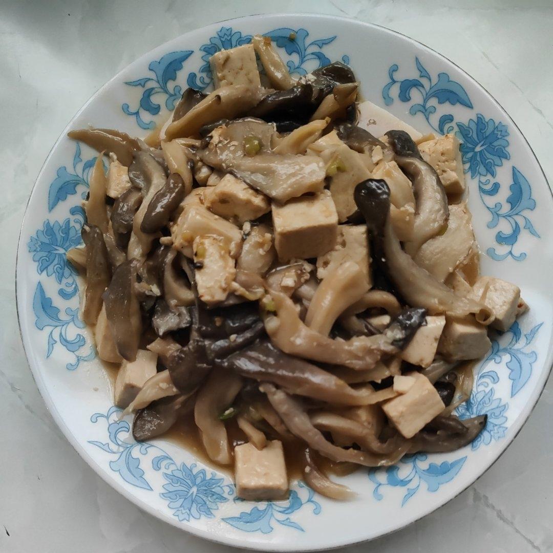 平菇烧豆腐