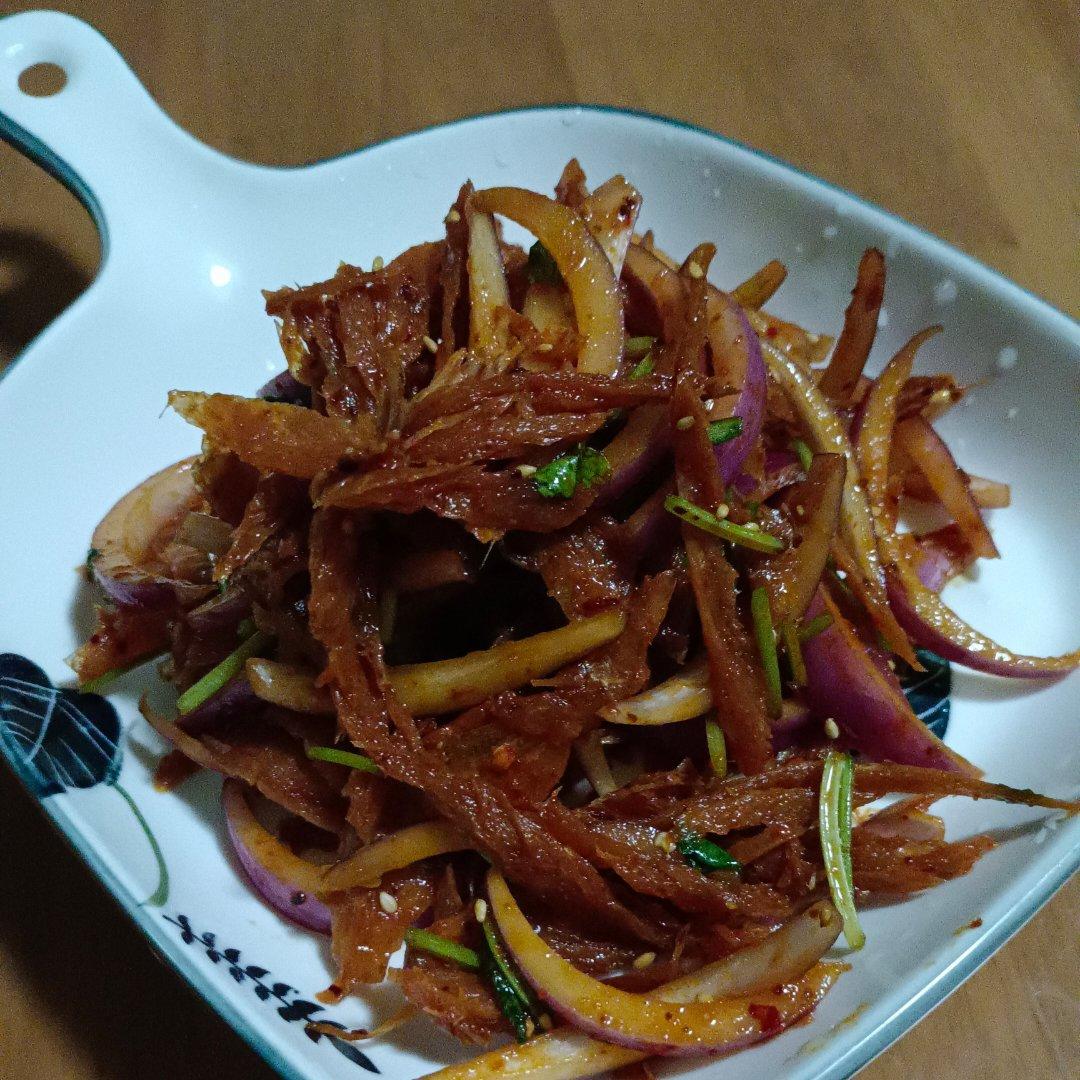 韩式拌明太鱼丝