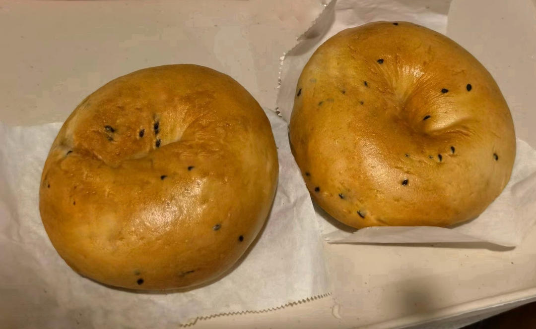 无油无糖全麦奇亚籽贝果