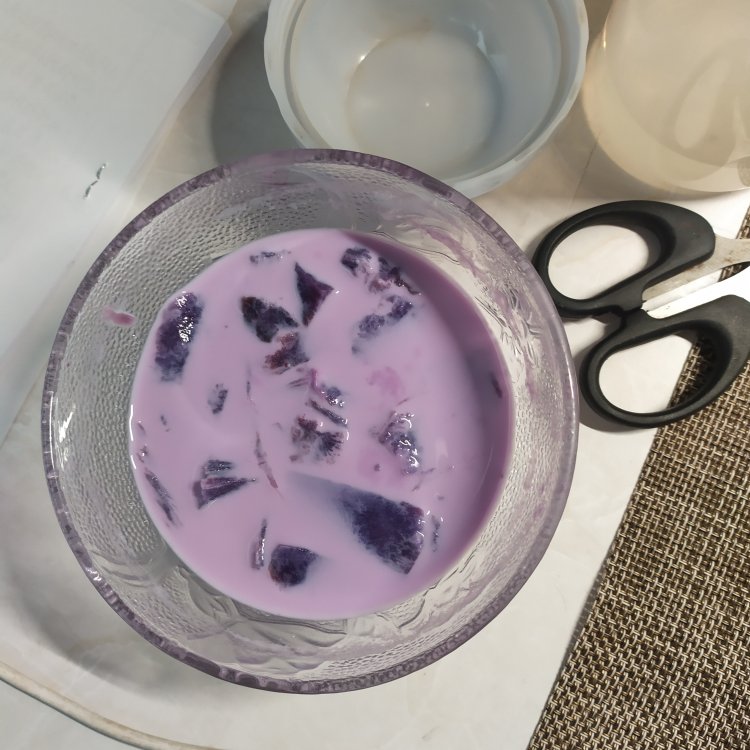 紫薯燕麦牛奶粥（宿舍版）