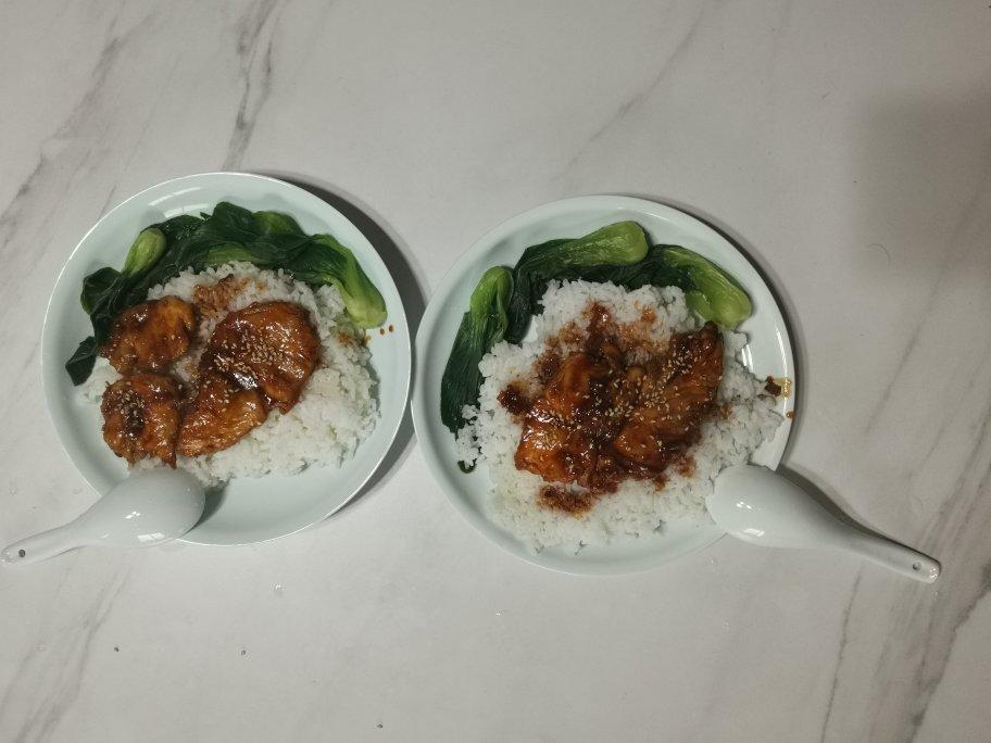 日式照烧鸡胸肉盖饭（免炸.少油减脂）