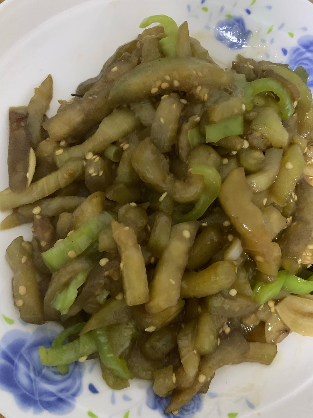 茄子🍆炒青椒