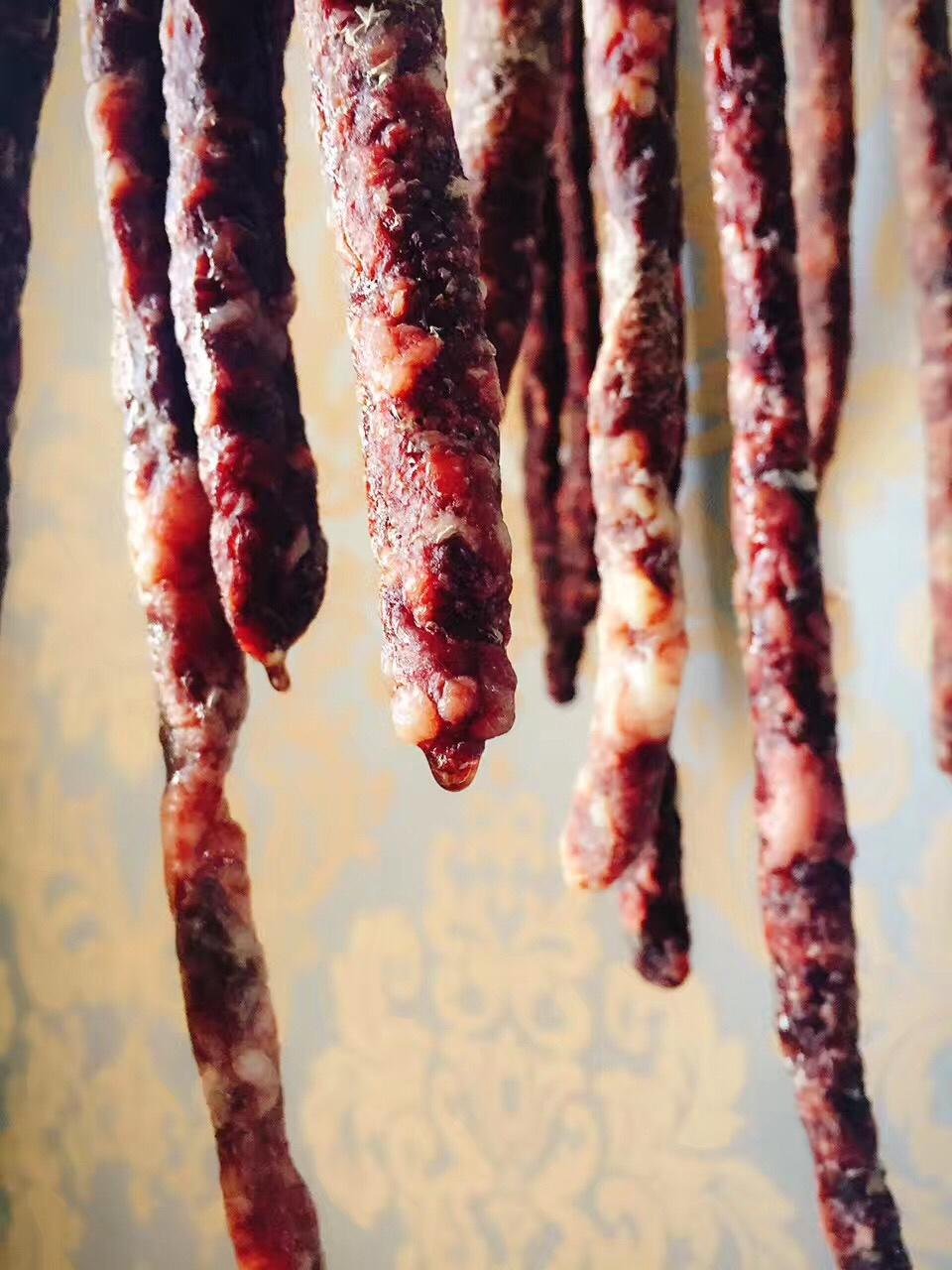 自制广式腊肠（附最快手刮肠衣）