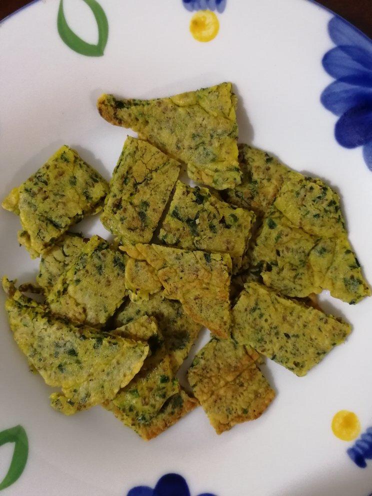 宝宝辅食——菠菜猪肝鸡蛋饼