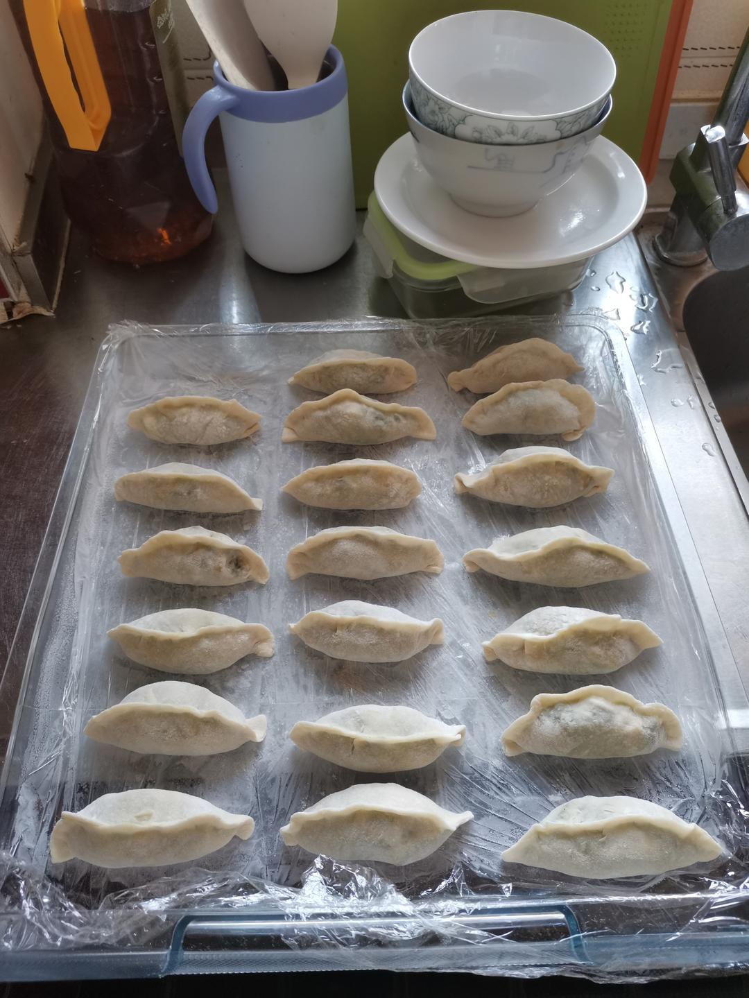经典的韭菜鸡蛋馅儿饺子 怎么吃都不会腻
