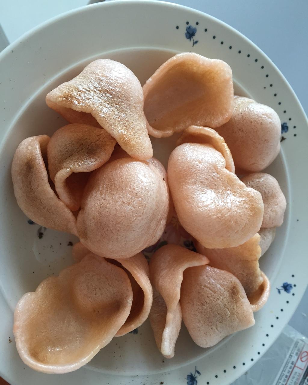 你不稀罕我的光做的无油健康版微波炉虾片