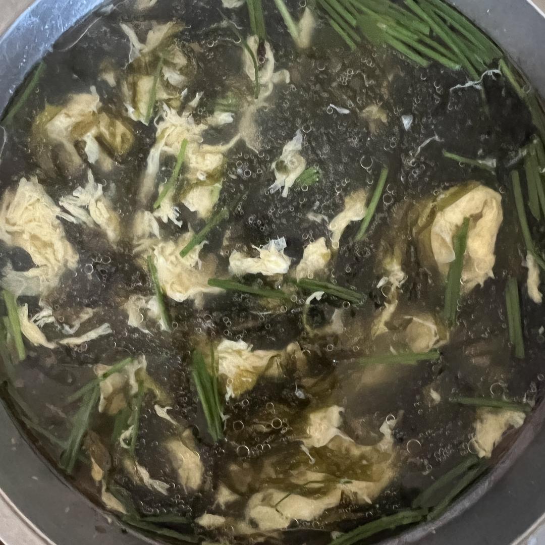 最鲜美好喝的「紫菜蛋花汤」