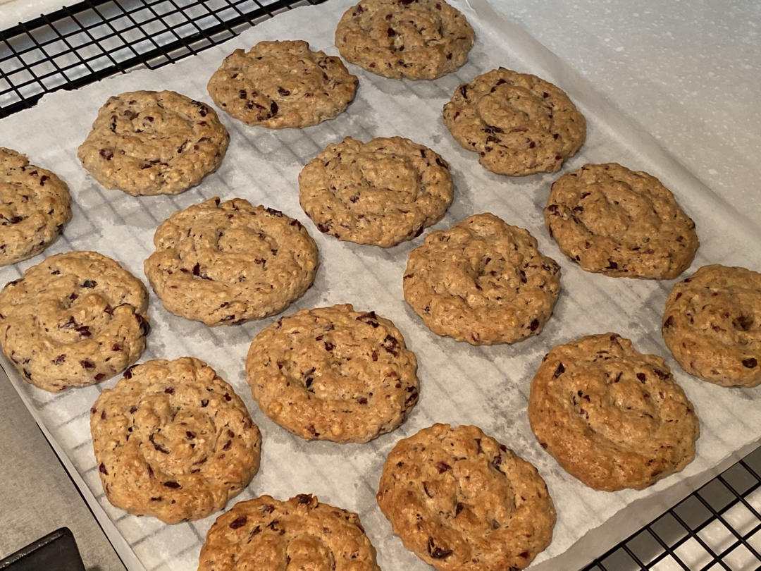 健康燕麦香蕉无花果软曲奇