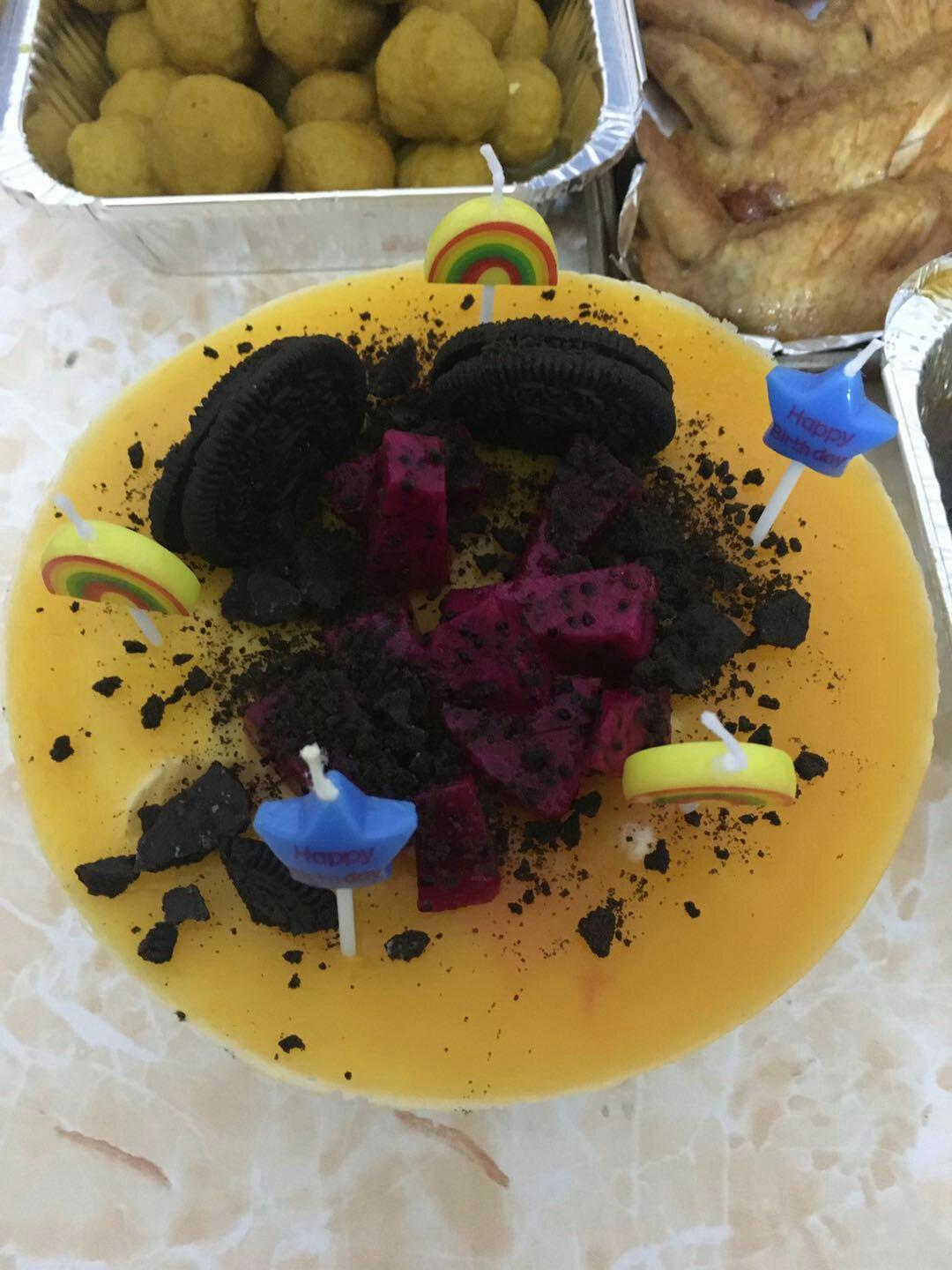 野草芒果慕斯（8寸戚风蛋糕版）🍰