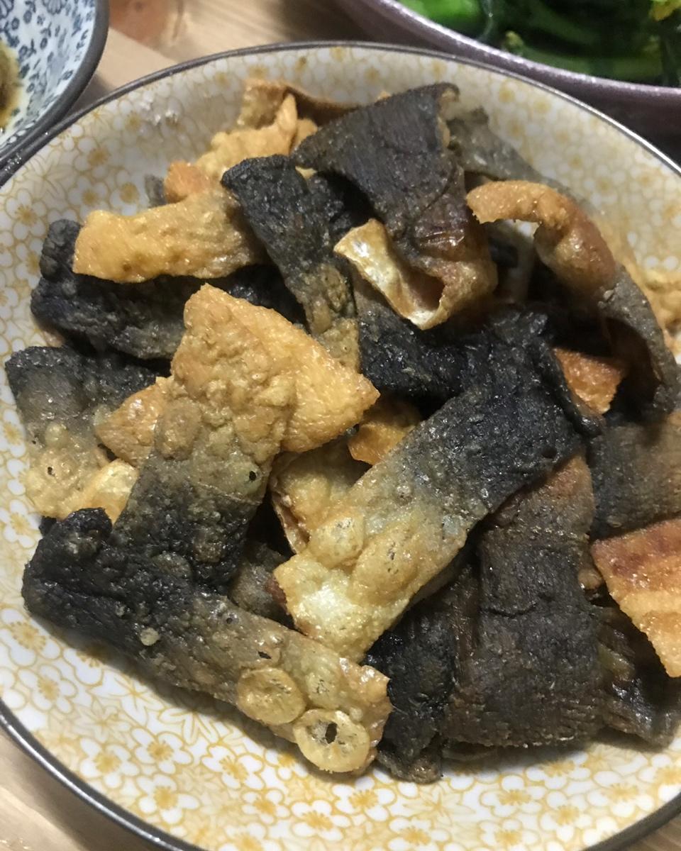 香煎三文鱼皮