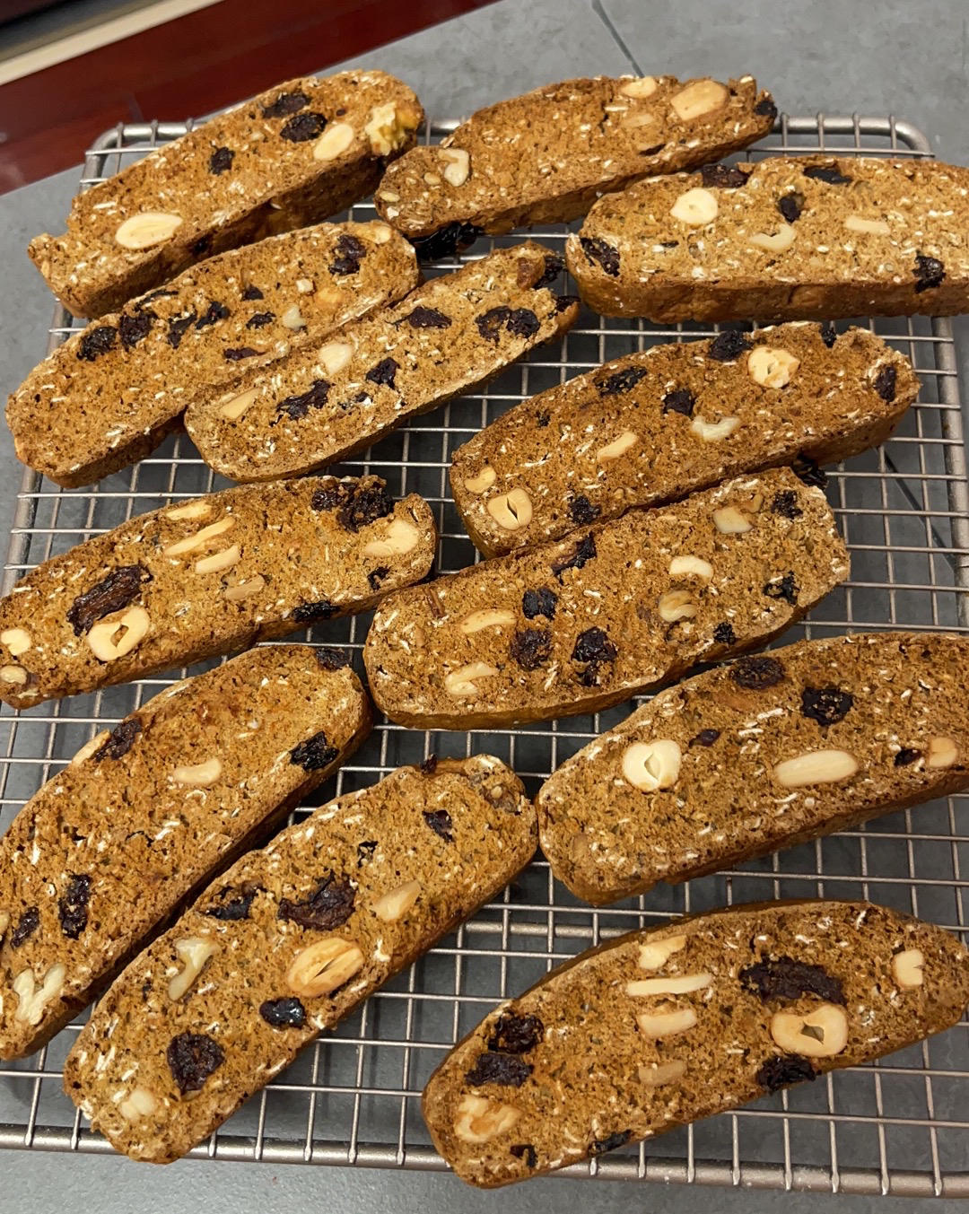 【健康零食】燕麦坚果意式脆饼