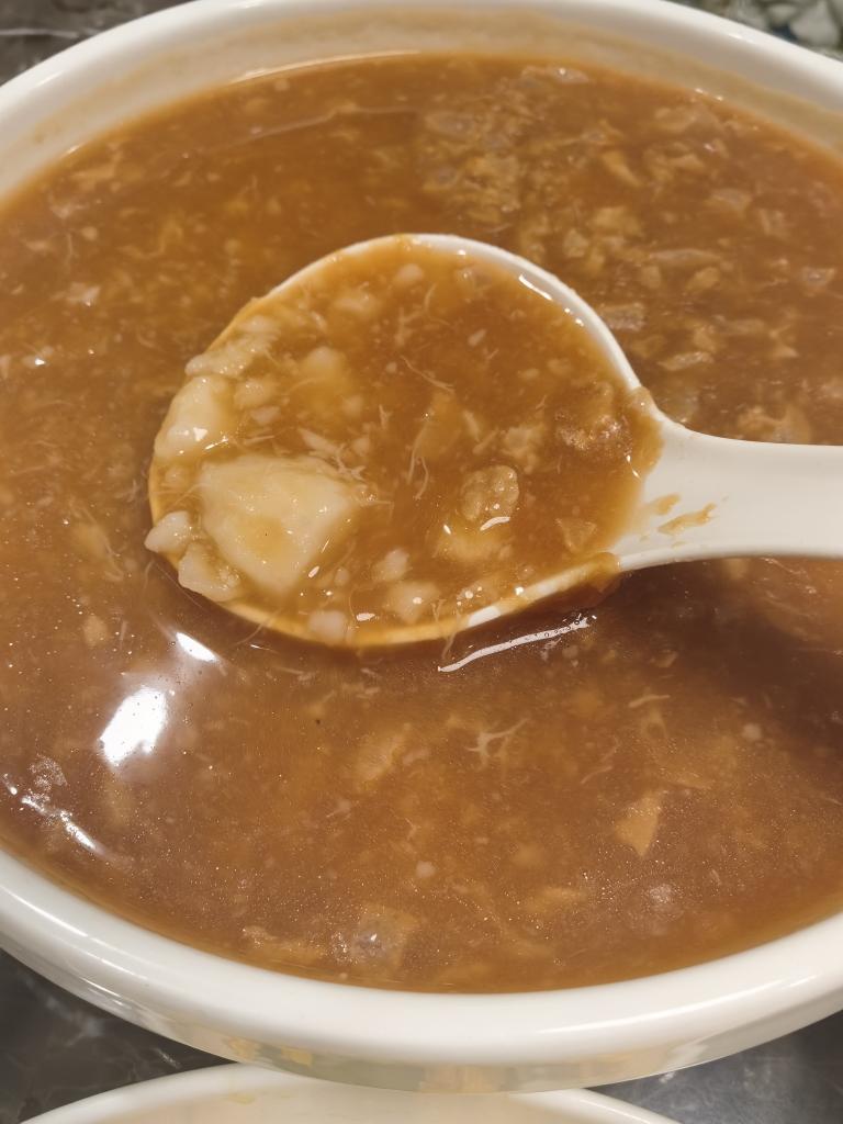 肉沫油渣芋艿羹