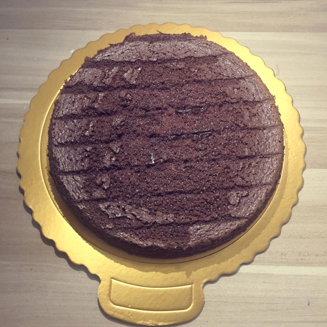 不易消泡的8寸可可戚风