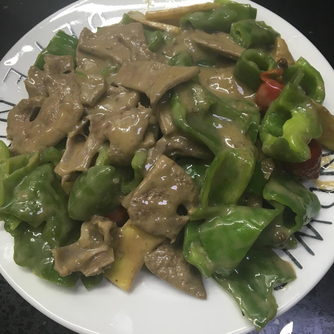 青椒炒猪肝