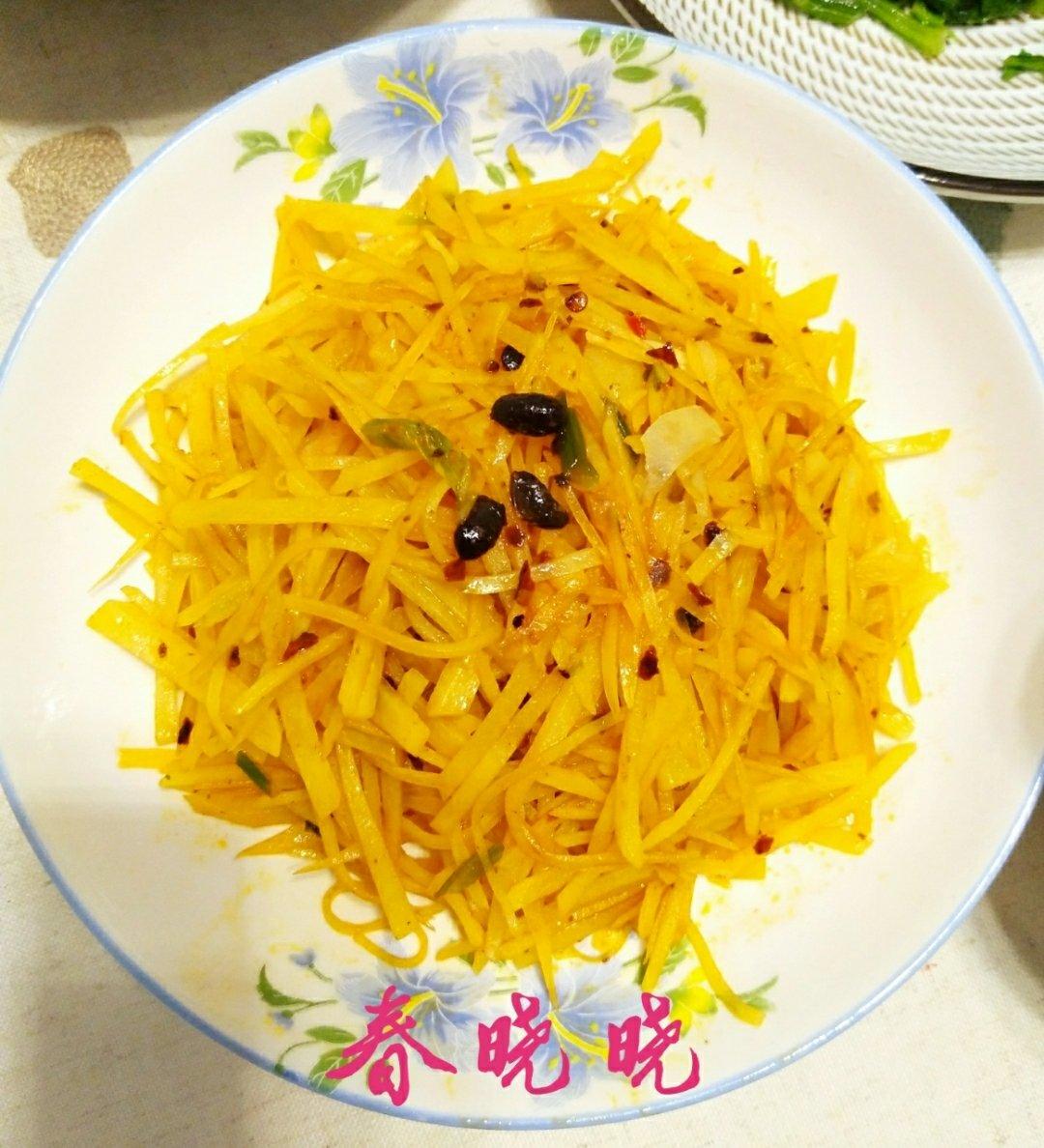 老干妈青椒土豆丝