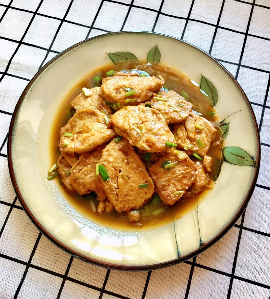 蚝油嫩豆腐