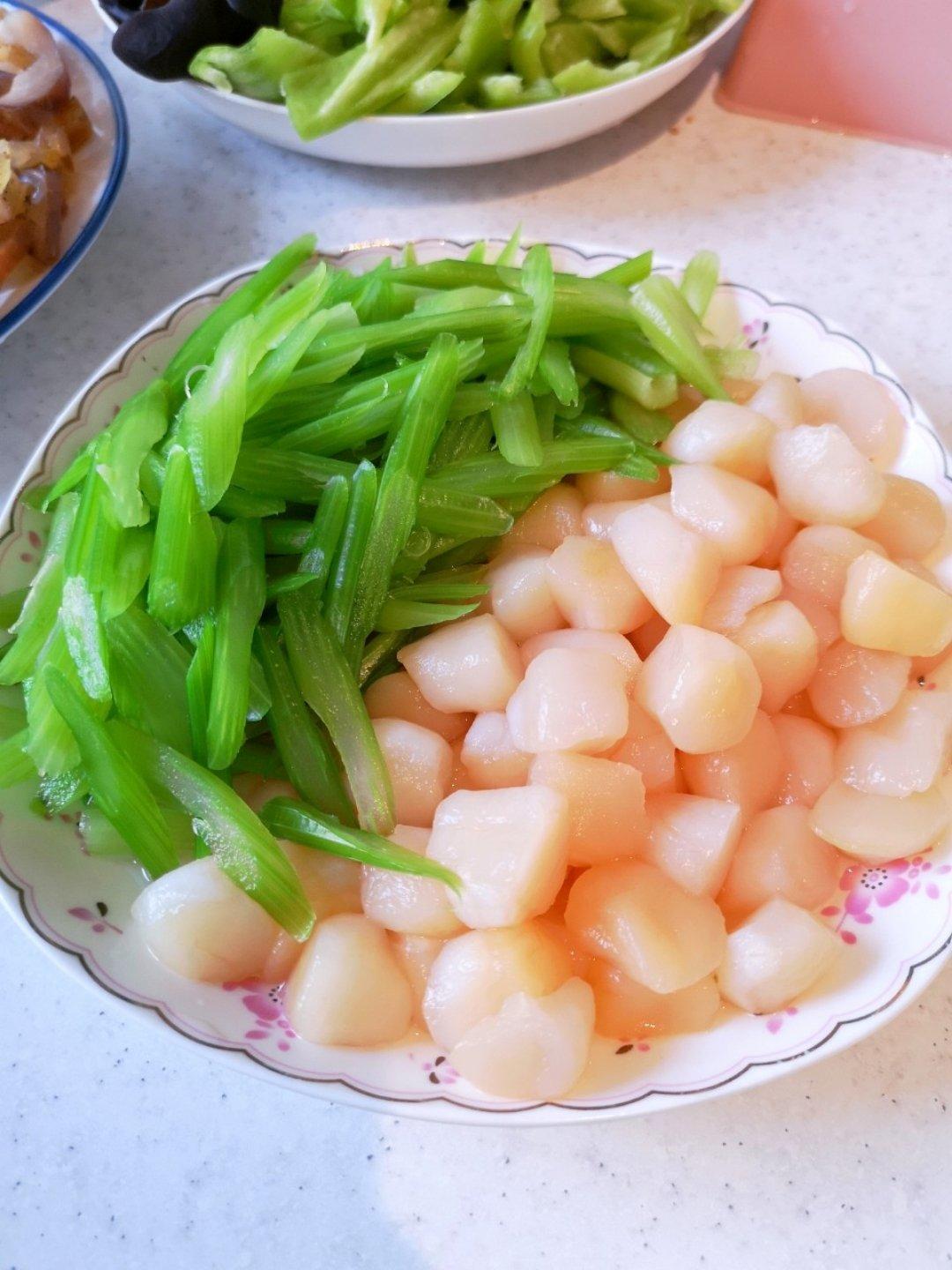 瑶柱炒芹菜