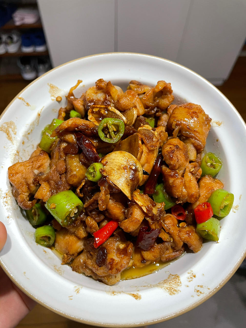 不加一滴水的小炒鸡