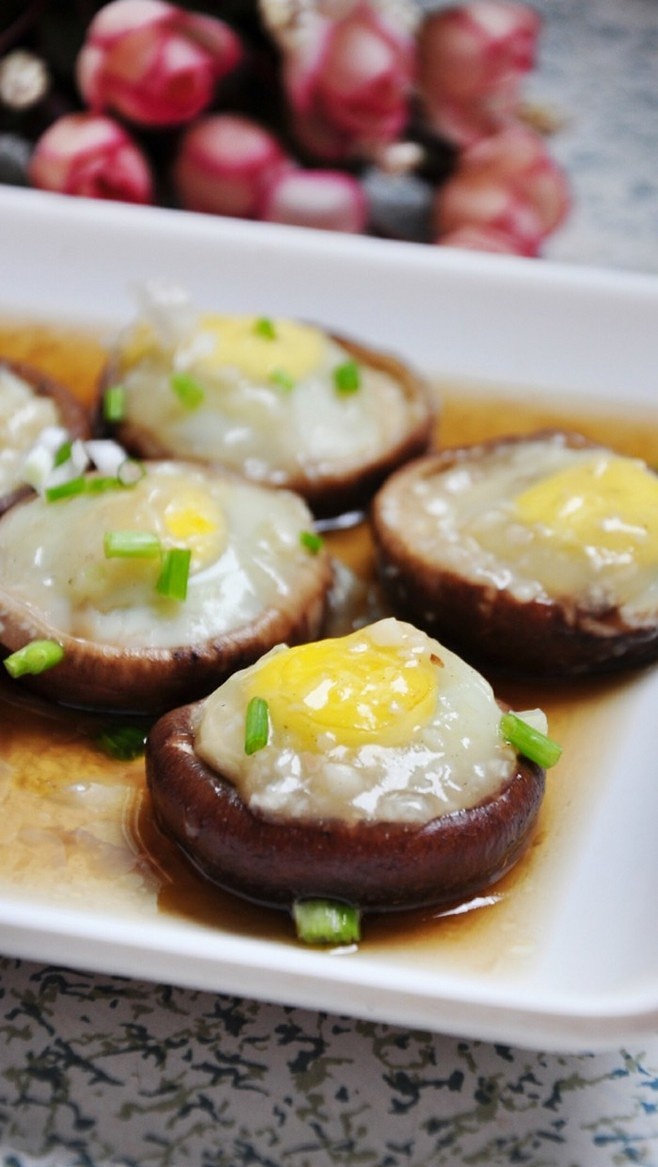 酿香菇 鹌鹑蛋/肉馅的做法