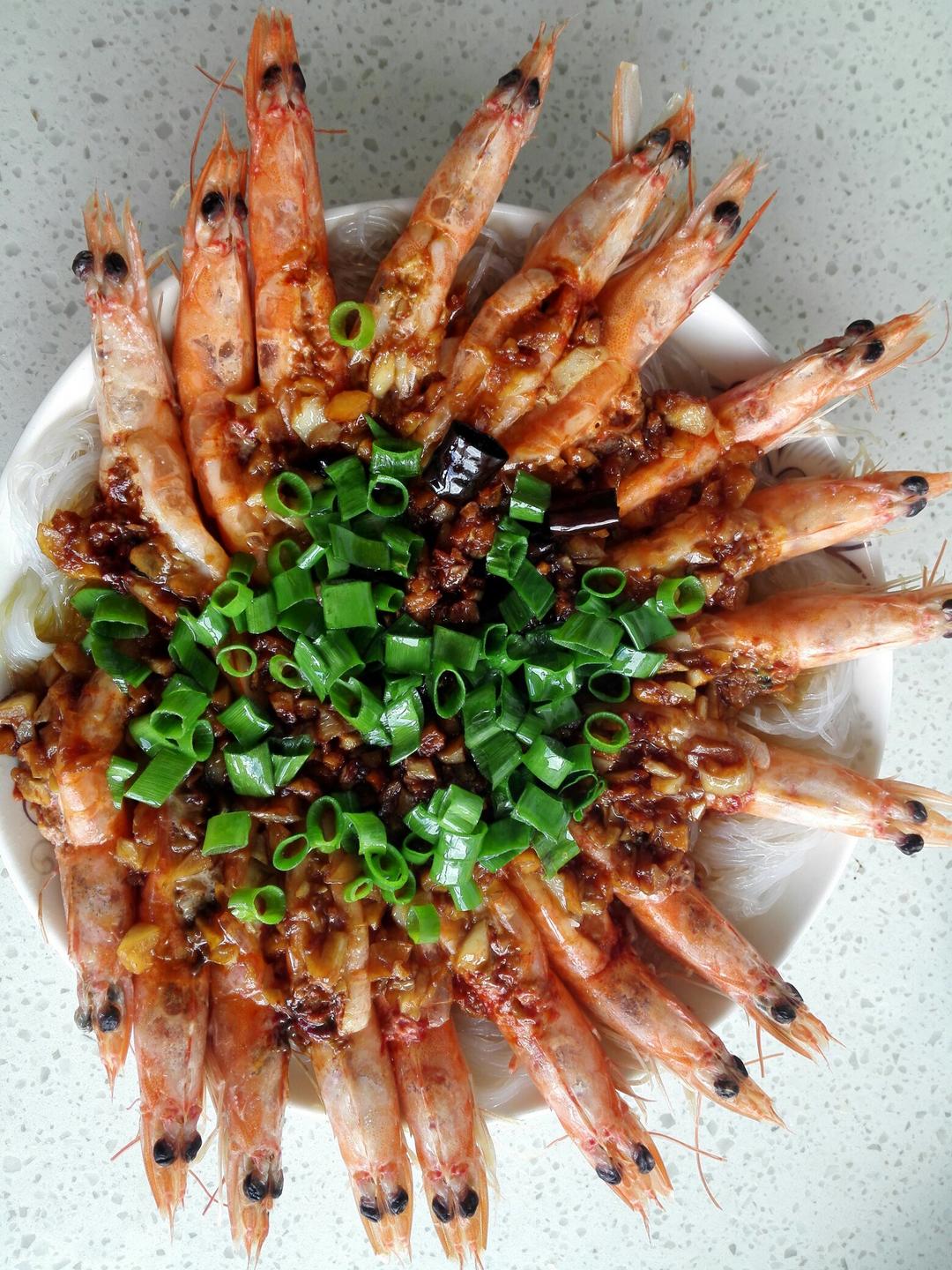蒜蓉粉丝蒸虾