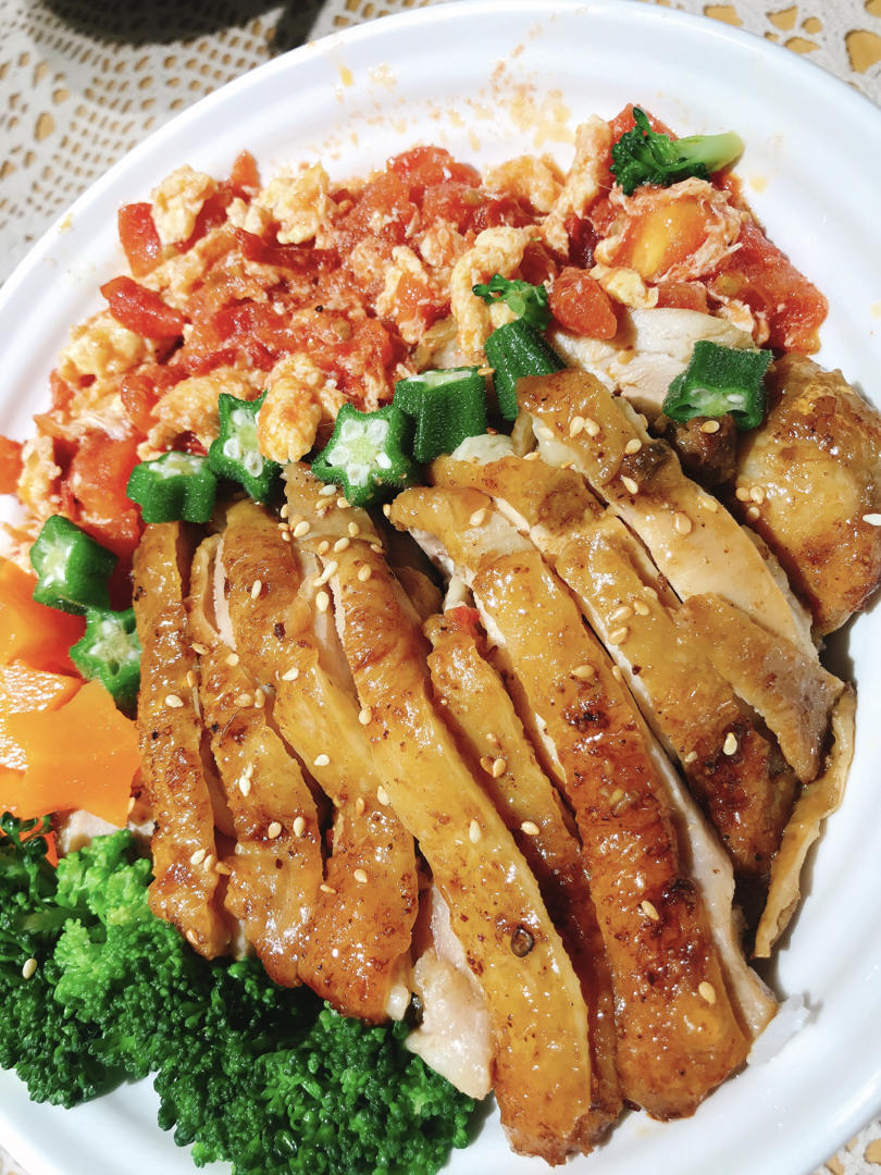 照烧鸡腿饭